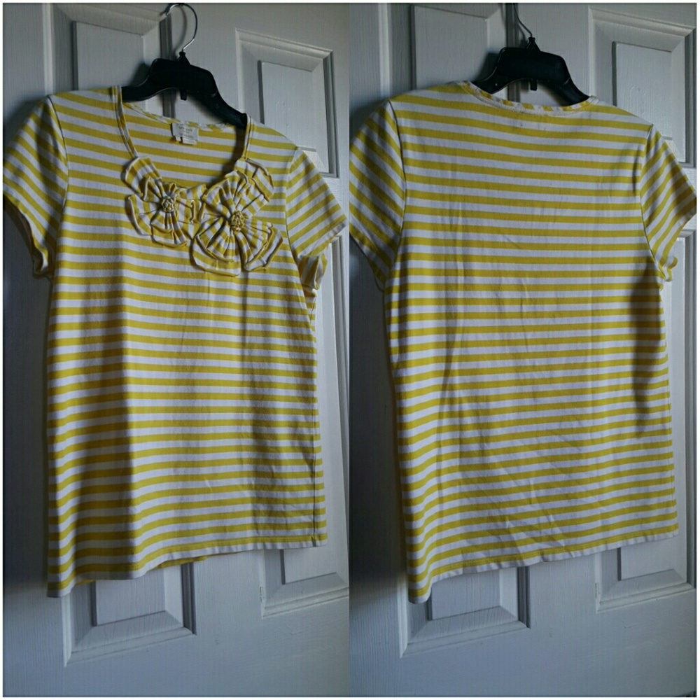 kate spade new york embellished stripe tee